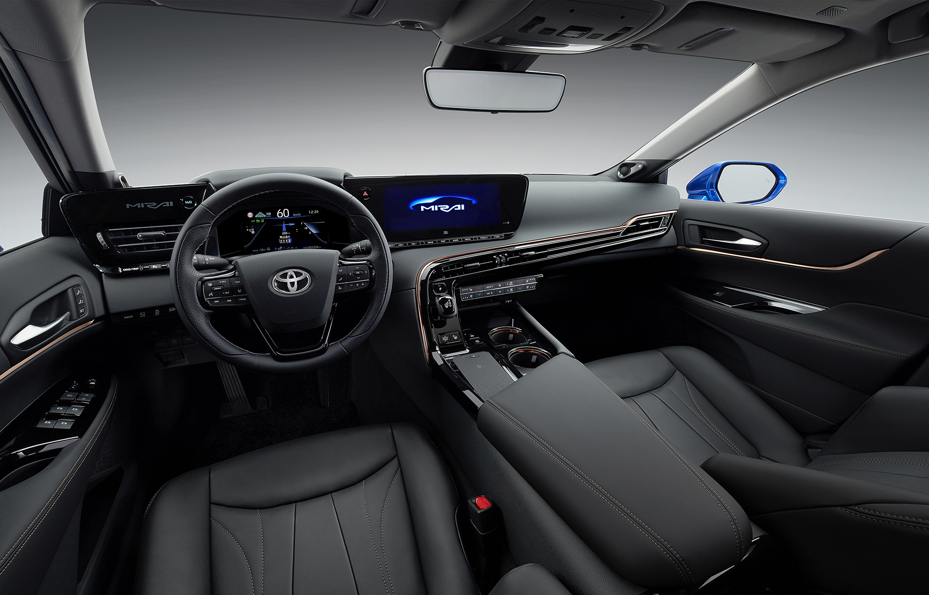Coupe Inspired Design Modernizes All New 2021 Toyota Mirai Sedan